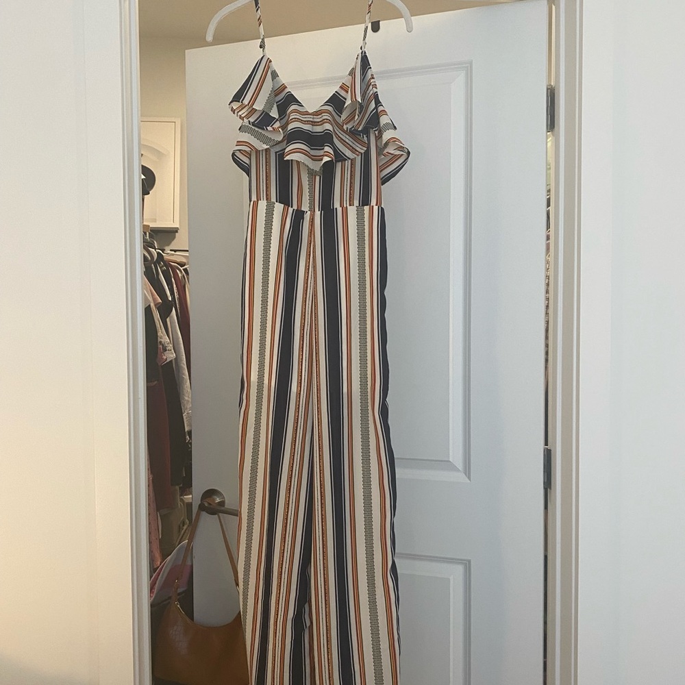 NWT Japna Striped Jumpsuit
